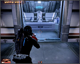 You can't open the door by solving a mini-game so instead you should inspect a corridor found to your right - N7 quests - MSV Strontium Mule - N7 quests - Mass Effect 2 - Game Guide and Walkthrough