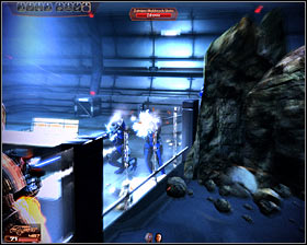 Return to the main hall and this time choose a passageway located to your left (first screenshot) - N7 quests - Blue Suns Base - N7 quests - Mass Effect 2 - Game Guide and Walkthrough