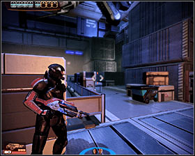 As soon as this battle has started you should order your followers to take cover behind some of the nearby crates (first screenshot) - Companion quests - Miranda: The Prodigal - Companion quests - Mass Effect 2 - Game Guide and Walkthrough