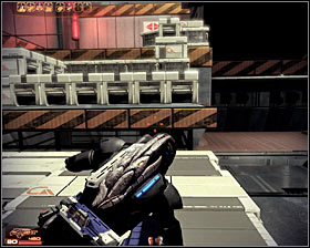 You may start moving now towards new platforms found to your left (first screenshot) - Companion quests - Garrus: Eye for an Eye - Companion quests - Mass Effect 2 - Game Guide and Walkthrough