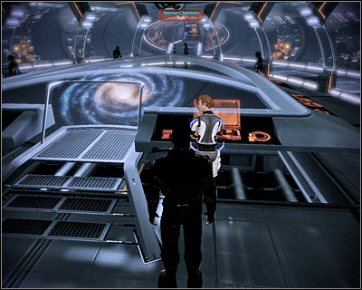 Kelly Chambers can be found to the right of the main console used for space travel (second deck of the ship) - World Atlas - Team - Building relations, romances - World Atlas - Team - Mass Effect 2 - Game Guide and Walkthrough
