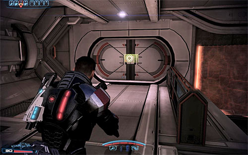 Continue onwards until you reach a room with activated decontamination protocols - Priority: Mars - p.2 - Main quests - Mass Effect 3 - Game Guide and Walkthrough