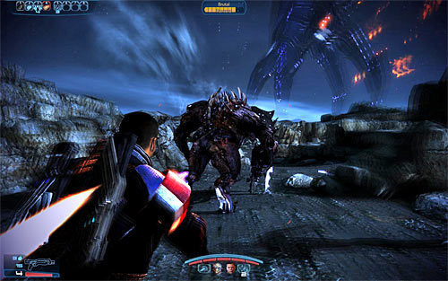 After the second part of the battle behind, focus mainly on attacking the Brute, though you also have to keep an eye on the Husks and eliminate those who get too close to Shepard - Priority: Palaven - Main quests - Mass Effect 3 - Game Guide and Walkthrough