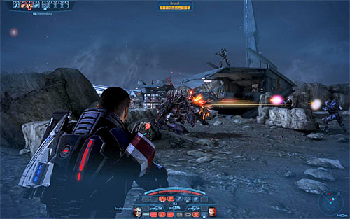 After reaching the camp, start attacking the Cannibals and Marauders, remembering to place your team members behind covers - Priority: Palaven - Main quests - Mass Effect 3 - Game Guide and Walkthrough