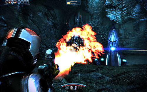 One of the barriers will be lowered and you have to act quick, as enemy forces will attack almost instantly - Attican Traverse: The Rachni - Main quests - Mass Effect 3 - Game Guide and Walkthrough