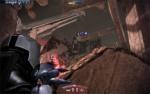 In the further part of the battle the last Harvester will appear, but you don't need to use the standard method to eliminate him this time - Tuchanka: Turian Platoon - Main quests - Mass Effect 3 - Game Guide and Walkthrough