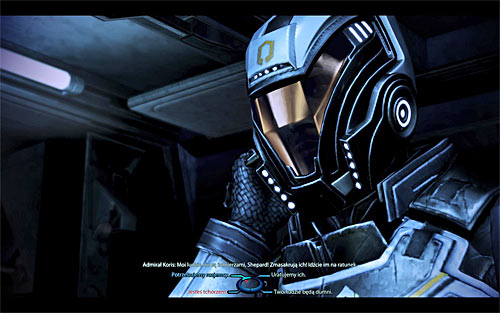 The game will now trigger a cut-scene from a radio conversation with admiral Koris who will be under attack by the geth forces - Rannoch: Admiral Koris - Main quests - Mass Effect 3 - Game Guide and Walkthrough