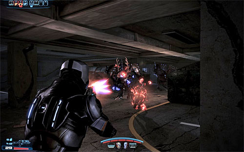 Continue attacking enemy units until they're all dead and then find a door leading to an underground parking lot - Priority: Earth #2 - p. 2 - Main quests - Mass Effect 3 - Game Guide and Walkthrough