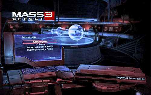 The next time you'll try to a start a new game you should notice that a new option has appeared on the list - Importing a character from ME3 - Endings - Mass Effect 3 - Game Guide and Walkthrough