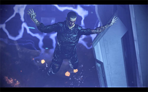 Approach a large beam of white light and Shepard should automatically perform a jump (screen above) - Endings - Mass Effect 3 - Game Guide and Walkthrough