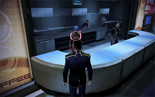 Aethyta can be found at the Apollo caf in [Citadel: Presidium Commons] and you will be able to speak to her during one of the later visits to the Citadel - Citadel: Aethyta* - Quests on the Citadel - Mass Effect 3 - Game Guide and Walkthrough