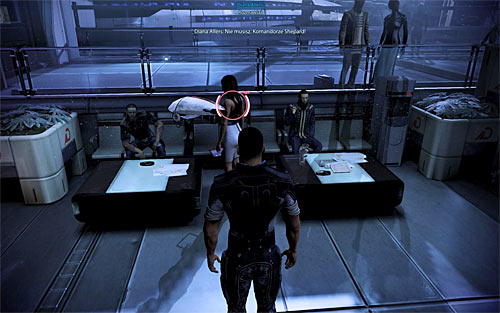 Diana Allers is a war reporter who can be met at the passenger lobby in [Citadel: Bay D24] - Citadel: Diana Allers* - Quests on the Citadel - Mass Effect 3 - Game Guide and Walkthrough