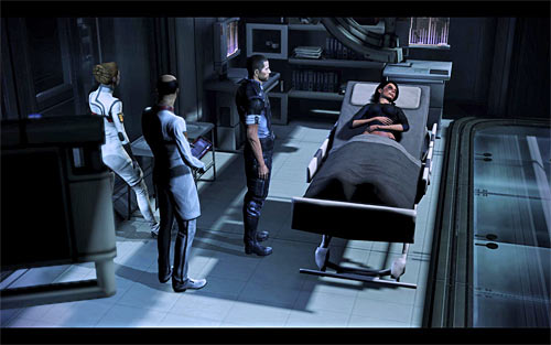 You will be allowed to visit a heavily injured Ashley as soon as you've arrived on the Citadel for the first time and she will be mentioned during a short conversation with commander Bailey - Citadel: Ashley Williams* - Quests on the Citadel - Mass Effect 3 - Game Guide and Walkthrough