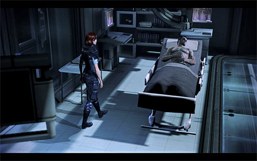 You will be allowed to visit a heavily injured Kaidan as soon as you've arrived on the Citadel for the first time and he will be mentioned during a short conversation with commander Bailey - Citadel: Kaidan Alenko* - Quests on the Citadel - Mass Effect 3 - Game Guide and Walkthrough