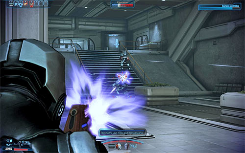 Apart from the Mech, there are also Cerberus soldiers stationed in the room - Grissom Academy: Emergency Evacuation - Quests outside the Citadel - Mass Effect 3 - Game Guide and Walkthrough