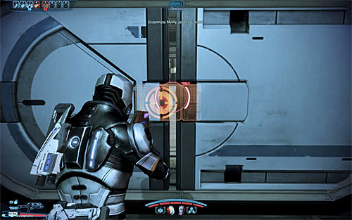 Return to the ground floor and choose the corridor above the balcony on which the adepts are - Grissom Academy: Emergency Evacuation - Quests outside the Citadel - Mass Effect 3 - Game Guide and Walkthrough