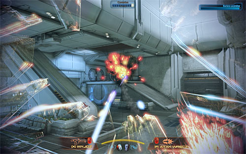 It's much easier to deal with the enemies using the Mech, as the machine is very resistant and has large fire power - Grissom Academy: Emergency Evacuation - Quests outside the Citadel - Mass Effect 3 - Game Guide and Walkthrough