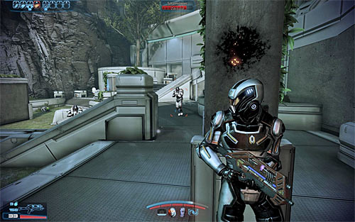 More battles will start right after you reach the further part of the atrium - Grissom Academy: Emergency Evacuation - Quests outside the Citadel - Mass Effect 3 - Game Guide and Walkthrough