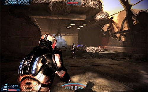 Choose the only available passageway leading to the next area of the map - Tuchanka: Bomb - Quests outside the Citadel - Mass Effect 3 - Game Guide and Walkthrough