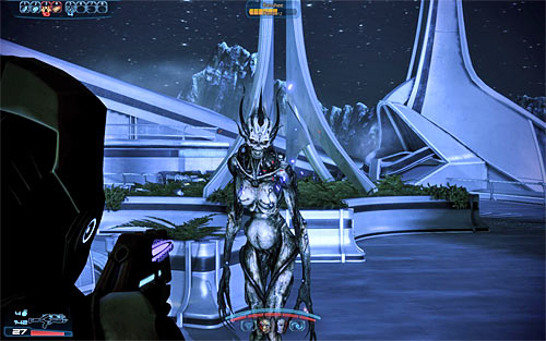 A single banshee will soon appear at the square and assuming that you've started this mission soon after receiving it this will most likely be your first encounter with an Ardat-Yakshi asari mutated by the Reapers - Kallini: Ardat-Yakshi Monastery - Quests outside the Citadel - Mass Effect 3 - Game Guide and Walkthrough