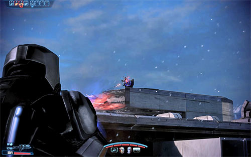 Remain on the upper level and send your team members to the lower level - Arrae: Ex-Cerberus Scientists - p. 1 - Quests outside the Citadel - Mass Effect 3 - Game Guide and Walkthrough