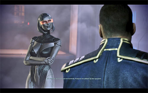 A very interesting cutscene will start, during which you will learn that EDI decided to transfer a part of her conscience to the murdered doctor Eva - Normandy SR-2: EDI* - Small quests - Mass Effect 3 - Game Guide and Walkthrough