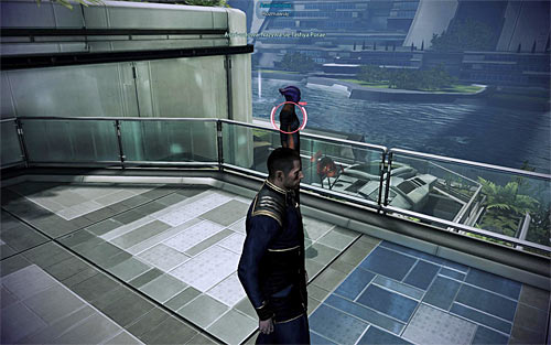 Return to the Citadel after you've ended the mission in the monastery and use an elevator to travel to [Citadel: Presidium Commons] - Citadel: Asari Widow - Small quests - Mass Effect 3 - Game Guide and Walkthrough