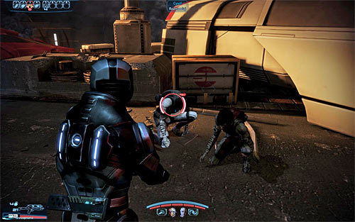 Restock on ammo (there's at least one weapon depot in the area) and head towards the group marked by the game - N7: Cerberus Abductions - N7 quests - Mass Effect 3 - Game Guide and Walkthrough