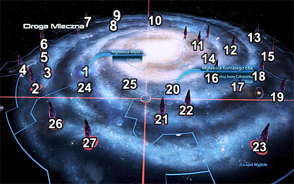 Marked on the map - Galaxy map - Galaxy - Mass Effect 3 - Game Guide and Walkthrough