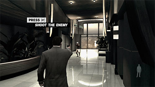 At the very beginning of the mission youll be forced to eliminate few bandits in which help you very short tutorial - Chapter I - p. 1 - Walkthrough - Max Payne 3 - Game Guide and Walkthrough