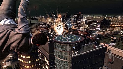 After getting into the next scene, start from destroying the rocket heading into the helicopter - Chapter II - p. 3 - Walkthrough - Max Payne 3 - Game Guide and Walkthrough