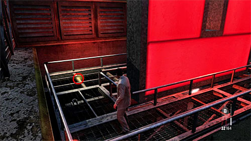 Go to the other end of the footbridge and look carefully, youll find the last fragment of the weapon in this chapter [Golden Gun - - Chapter II - p. 3 - Walkthrough - Max Payne 3 - Game Guide and Walkthrough