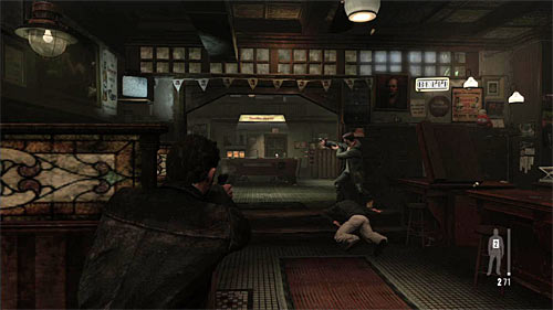 Start attacking remaining enemies in the bar beginning from those closest ones - Chapter IV - p. 1 - Walkthrough - Max Payne 3 - Game Guide and Walkthrough