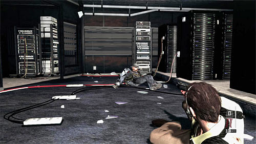 When you land in the box which was occupied by the enemy sniper aim random part of his body and fire what ends this chapter - Chapter III - p. 4 - Walkthrough - Max Payne 3 - Game Guide and Walkthrough