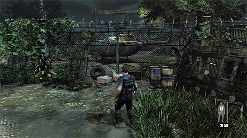 Move forward but stop in the place shown on the screen above - Chapter V - p. 1 - Walkthrough - Max Payne 3 - Game Guide and Walkthrough