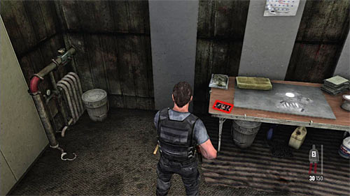 Go back to the ground floor and enter the control room in the one of storehouses corners - Chapter V - p. 2 - Walkthrough - Max Payne 3 - Game Guide and Walkthrough