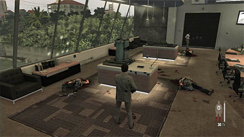 Similarly as previously dont run after the IT expert but search the area carefully - Chapter VI - p. 1 - Walkthrough - Max Payne 3 - Game Guide and Walkthrough