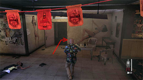 Go again to the billiard table but this time choose the marked on the screen entrance to the toiler - Chapter VII - p. 1 - Walkthrough - Max Payne 3 - Game Guide and Walkthrough