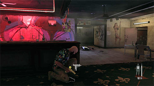 After eliminating enemies move to the billiard table and start firing at an enemy hiding in the passage to the backs of the night club (screen) - Chapter VII - p. 1 - Walkthrough - Max Payne 3 - Game Guide and Walkthrough