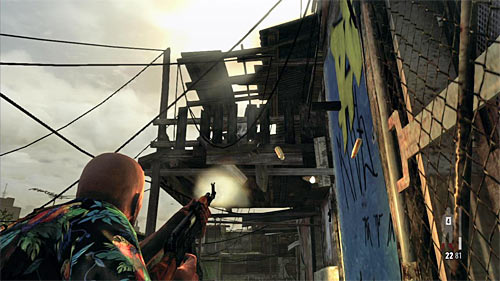 After the encounter use stairs - Chapter VII - p. 2 - Walkthrough - Max Payne 3 - Game Guide and Walkthrough