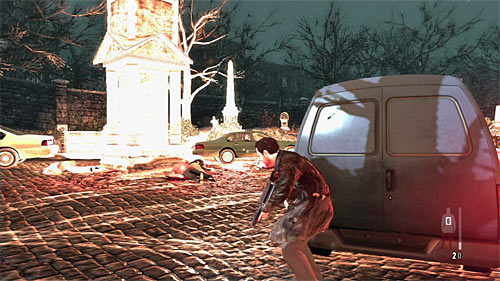 After proceeding to the proper battle, use the van as a cover - Chapter VIII - p. 1 - Walkthrough - Max Payne 3 - Game Guide and Walkthrough