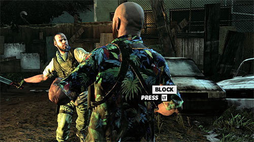 At the very end of this chapter you have a boss fight which means pushing the buttons in the order they will be displayed on the screen - Chapter IX - p. 2 - Walkthrough - Max Payne 3 - Game Guide and Walkthrough