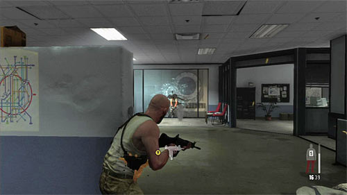 In the further part of the encounter go little forward and hide behind the left wall (screen) - Chapter X - p. 2 - Walkthrough - Max Payne 3 - Game Guide and Walkthrough