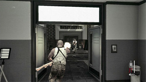 Push the button in the room with the last collectible and get ready to save Giovanna once again, quickly killing thug aiming at her - Chapter X - p. 3 - Walkthrough - Max Payne 3 - Game Guide and Walkthrough