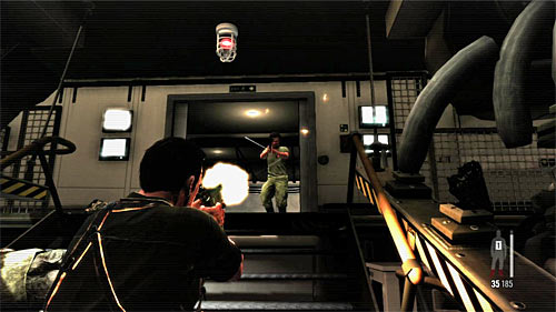 Be careful, because when the doors visible far two enemies will rush at you - Chapter XI - p. 1 - Walkthrough - Max Payne 3 - Game Guide and Walkthrough