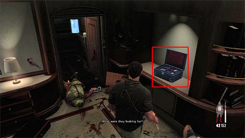 After eliminating all enemies, look at the jewelry box shown on the screen, what is an another clue [Clue 7/8 - Daphnes Jewelry Box] - Chapter XI - p. 2 - Walkthrough - Max Payne 3 - Game Guide and Walkthrough