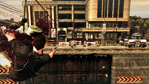 After regaining control start attacking enemies visible in far - Chapter XI - p. 3 - Walkthrough - Max Payne 3 - Game Guide and Walkthrough