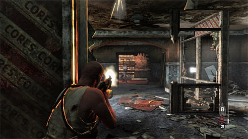 Continue firing until you secure this part of the floor - Chapter XII - p. 1 - Walkthrough - Max Payne 3 - Game Guide and Walkthrough