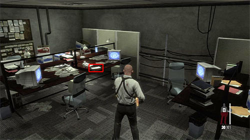 Now return to the main corridor and search the small office on the right, in which at least one enemy hid before - Chapter XIII - p. 2 - Walkthrough - Max Payne 3 - Game Guide and Walkthrough