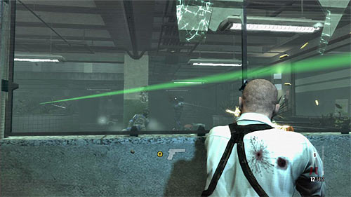 After the encounter begins, you can stay in the same place or exit it to place yourself behind one of pillars or start making jumps in the bullet time - Chapter XIII - p. 3 - Walkthrough - Max Payne 3 - Game Guide and Walkthrough